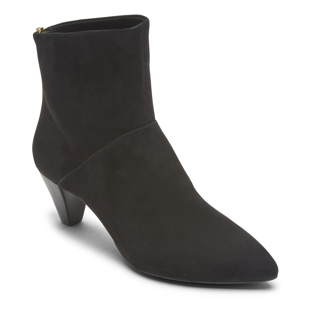 Rockport Boots For Womens Black - Total Motion Saleya Cuff - OI2438170